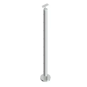 Welded Stanchions - 38,1mm Diameter Post - Flange Mount