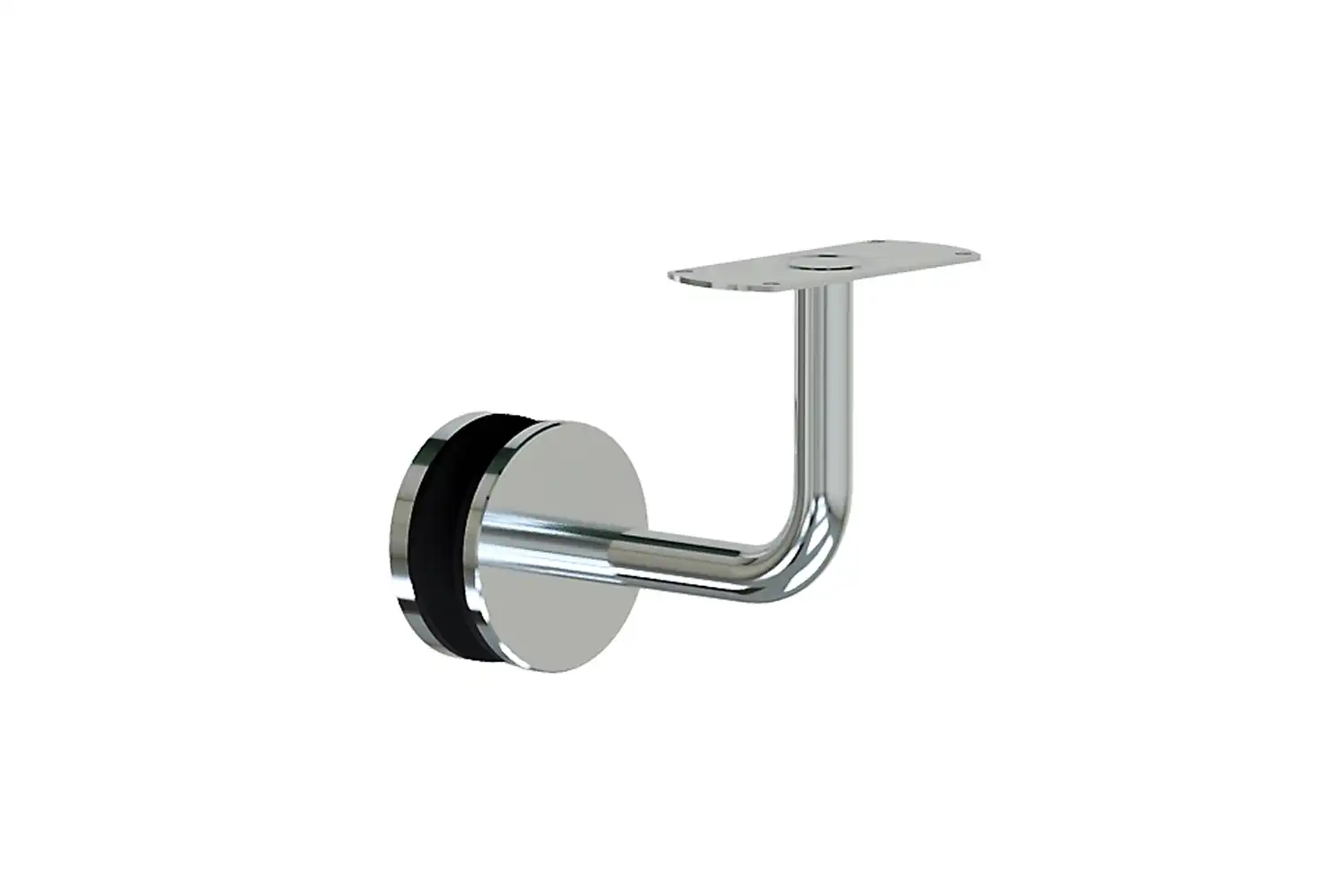 Stainless Steel Handrail Glass Bracket For Flat Handrail