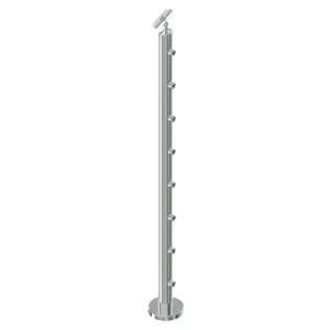 Horizontal Swivel Stanchions - 38,1mm Diameter Post - Flange Mount