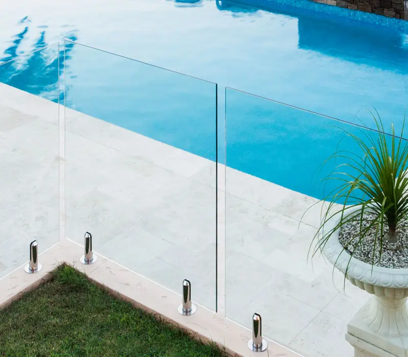 Frameless glass balustrade profiles and prices