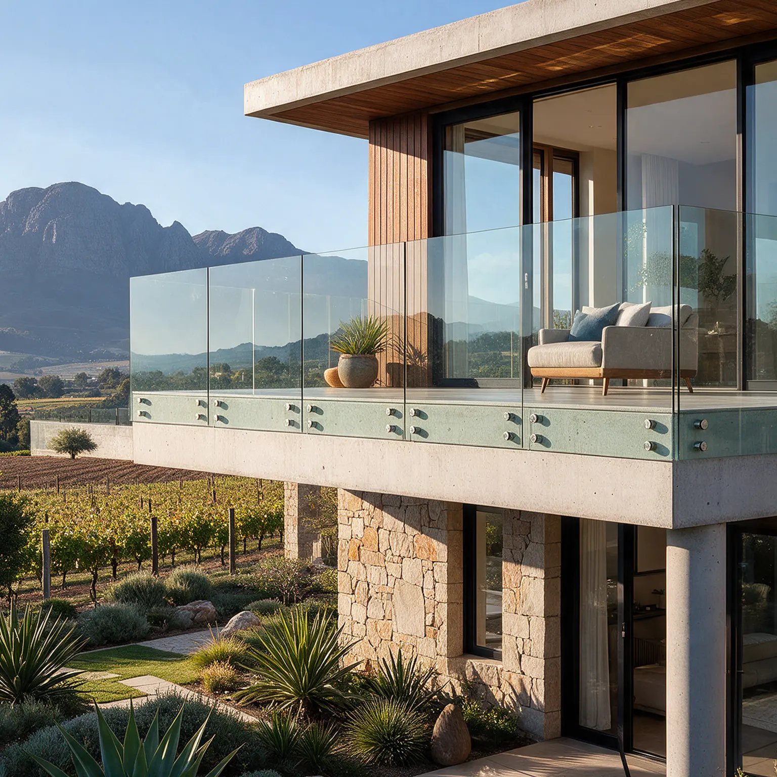 frameless glass balustrade ideas